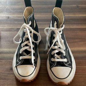 Converse run star hike platform shoe size 5.5